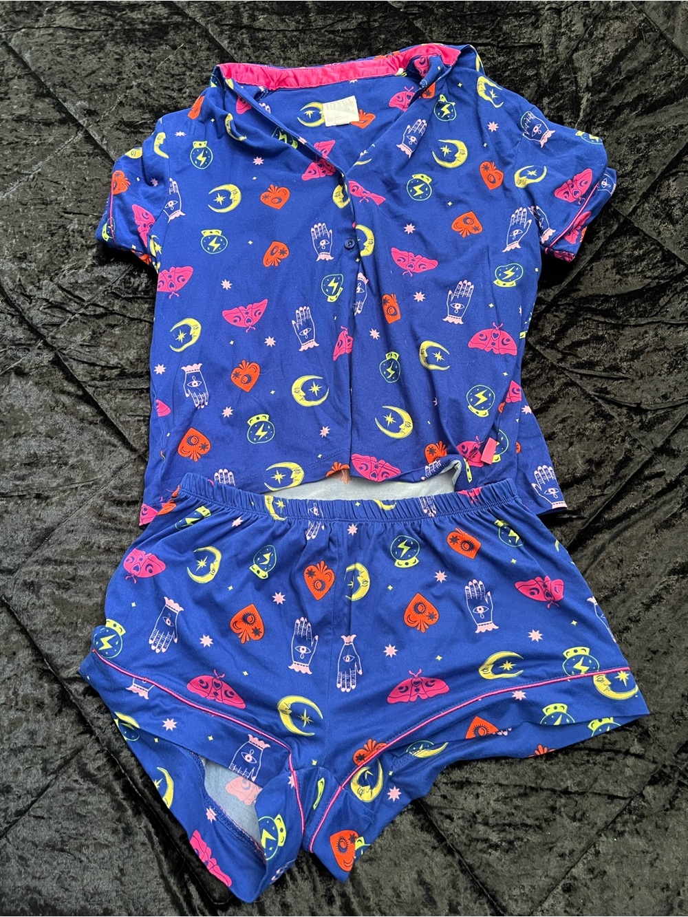 Women’s Chelsea peers Blue Moon & Stars Short Pajama Set